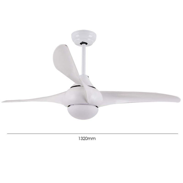 Curlew White Under-light Ceiling Fan | 50W BLDC Motor | 1320mm | Metal Body