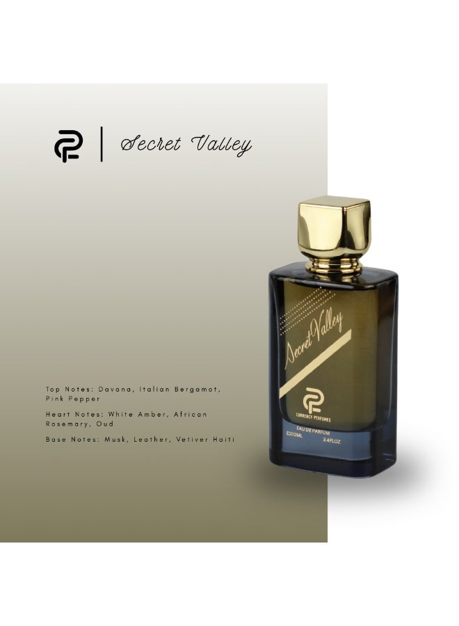 CURRENCY PERFUMES Secret Valley Eau De Parfum 100ml Unisex – Long Lasting Perfume UAE