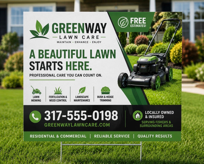 Custom Yard Signs (Set of 6)