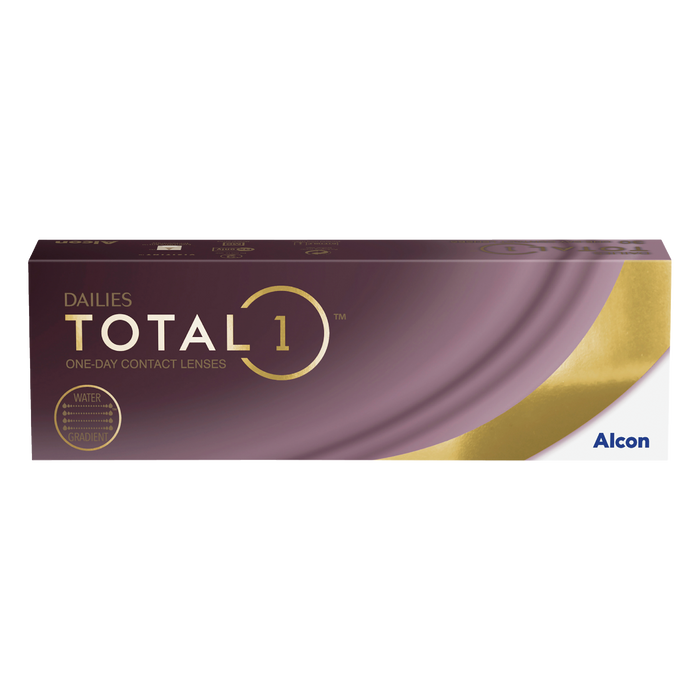Box of Alcon Dailies Total1 contact lenses