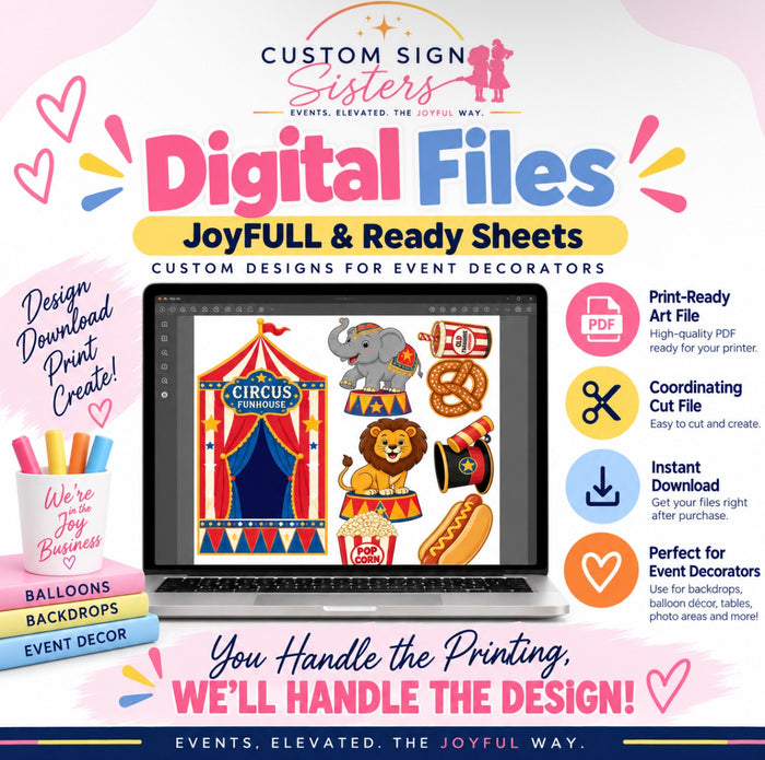 (Digital File)-Circus ---- JoyFULL & Ready Sheets