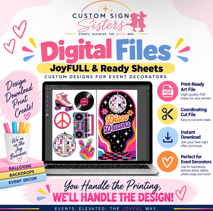 (Digital File)-Disco Dreams ---- JoyFULL & Ready Sheets