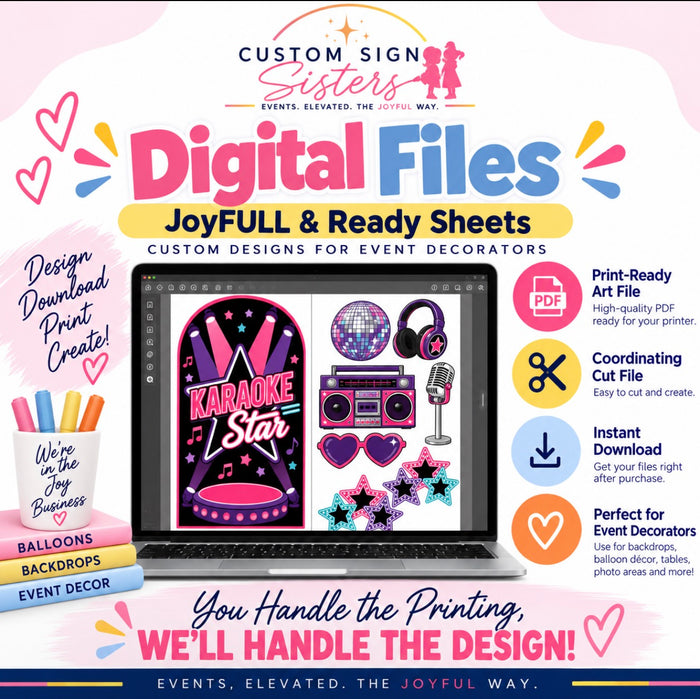 (Digital File)-Karaoke Star ---- JoyFULL & Ready Sheets