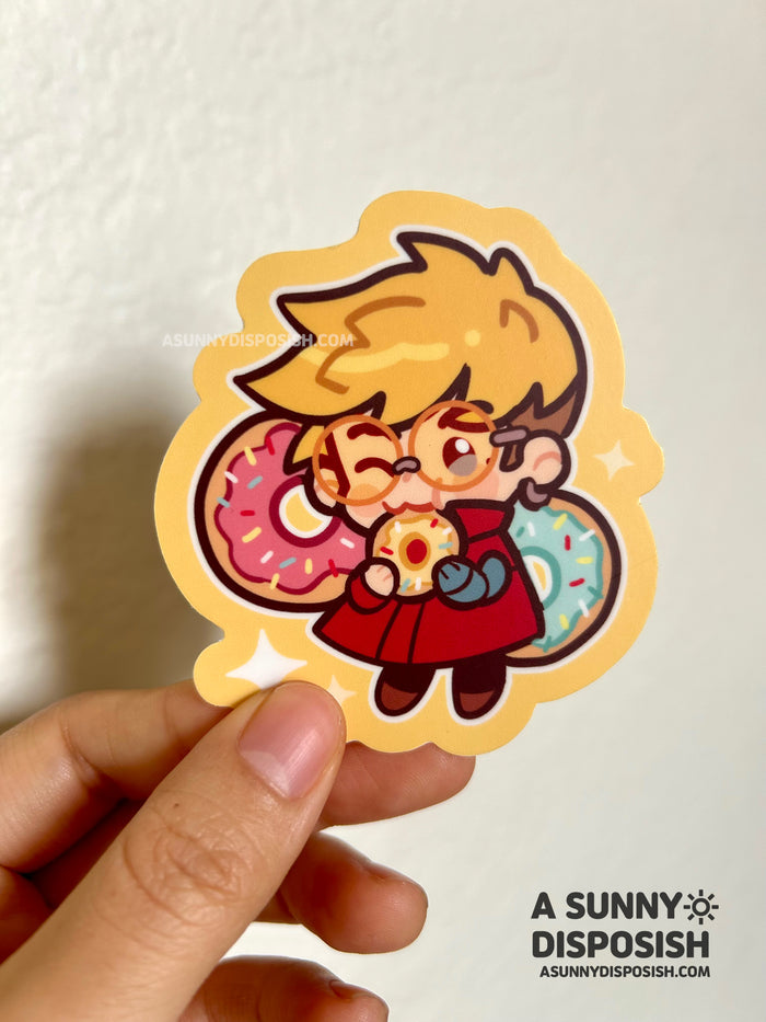 Donut Vash 3" Vinyl Sticker