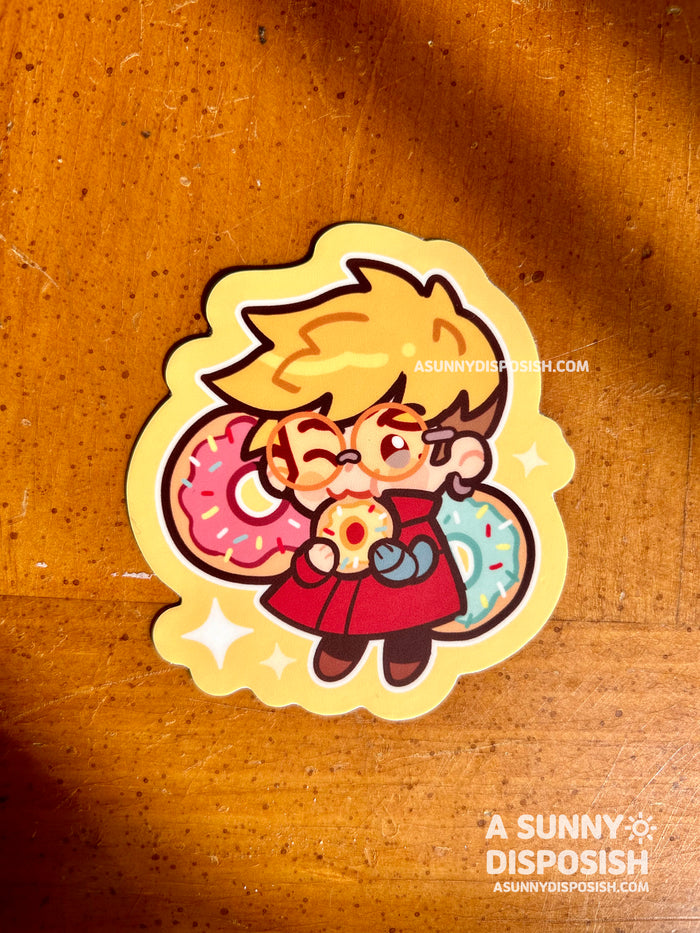 Donut Vash 3" Vinyl Sticker