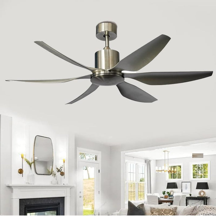 Dove Silver Ceiling Fan | 50W BLDC Motor | 1380mm | Metal Body