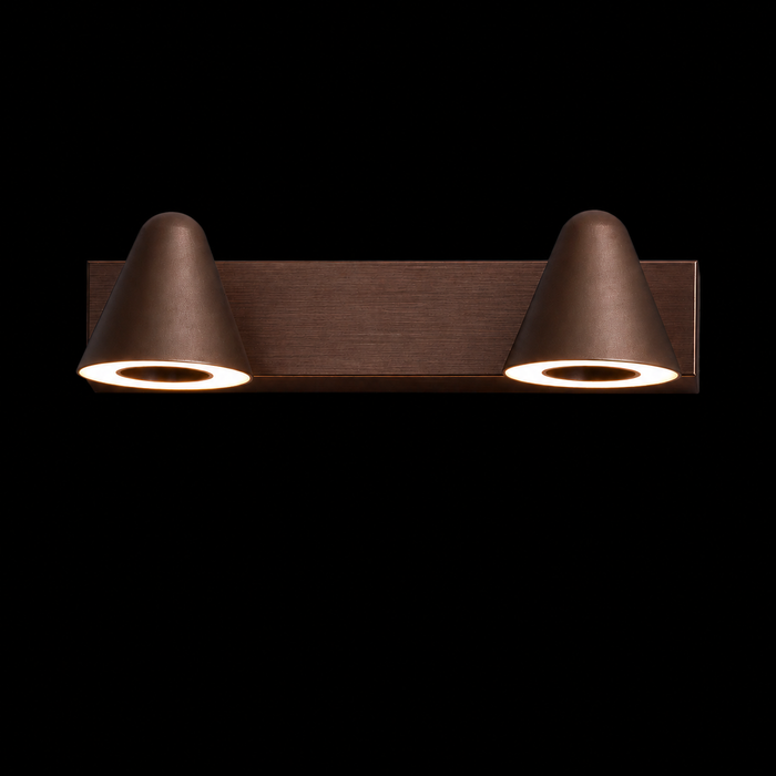 Dual Cone LED Wall Sconce