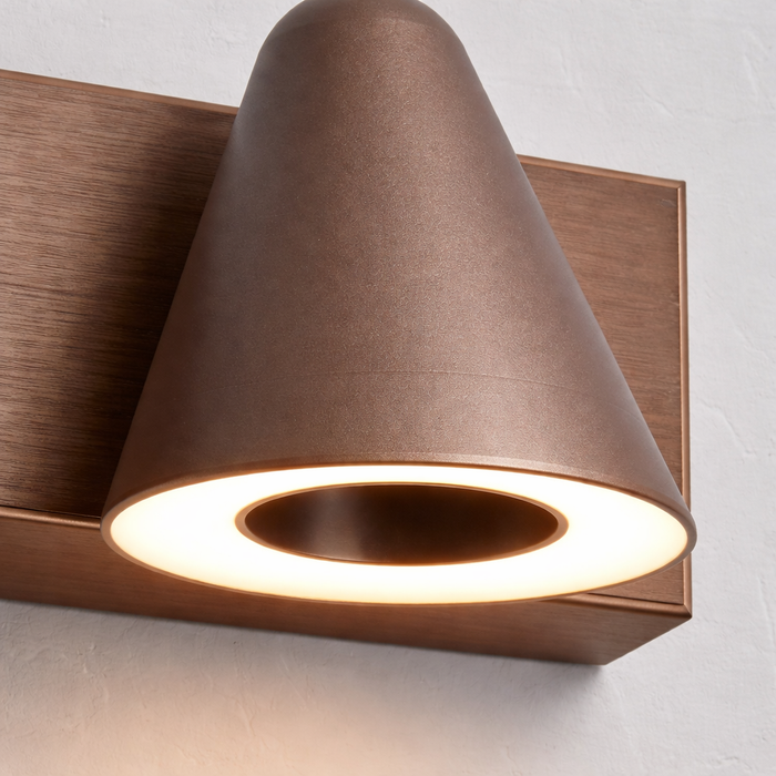 Dual Cone LED Wall Sconce