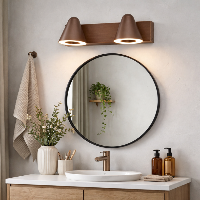 Dual Cone LED Wall Sconce