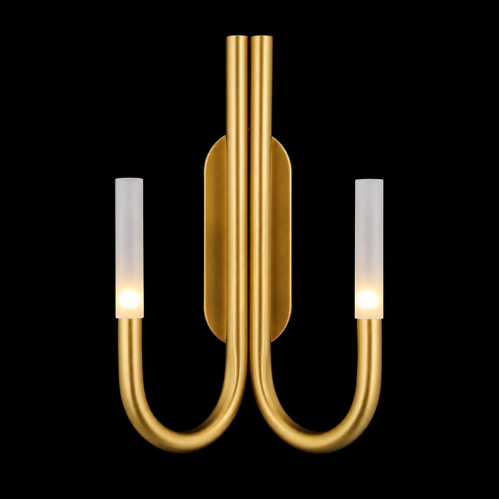 Duet Horizon Contemporary Gold Sconce
