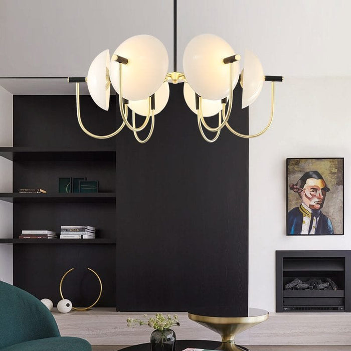 Earmuff Glass Chandelier