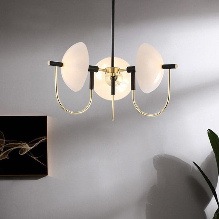 Earmuff Glass Chandelier