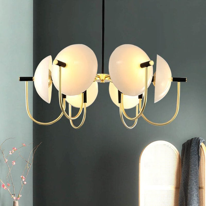 Earmuff Glass Chandelier