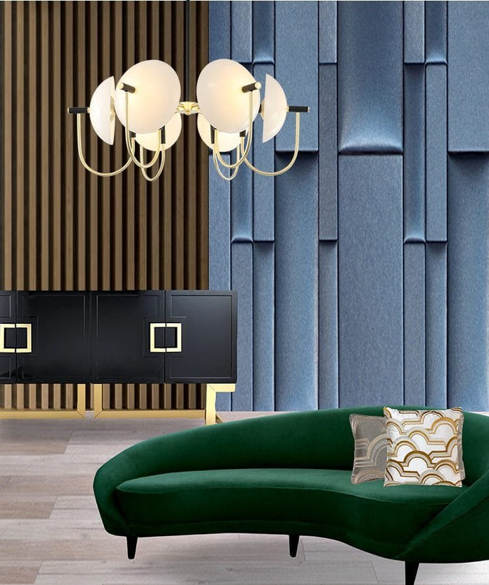 Earmuff Glass Chandelier