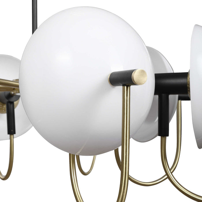 Earmuff Glass Chandelier