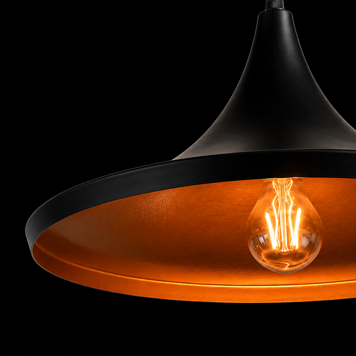 Eclipse Core Bell-shaped Pendant Light