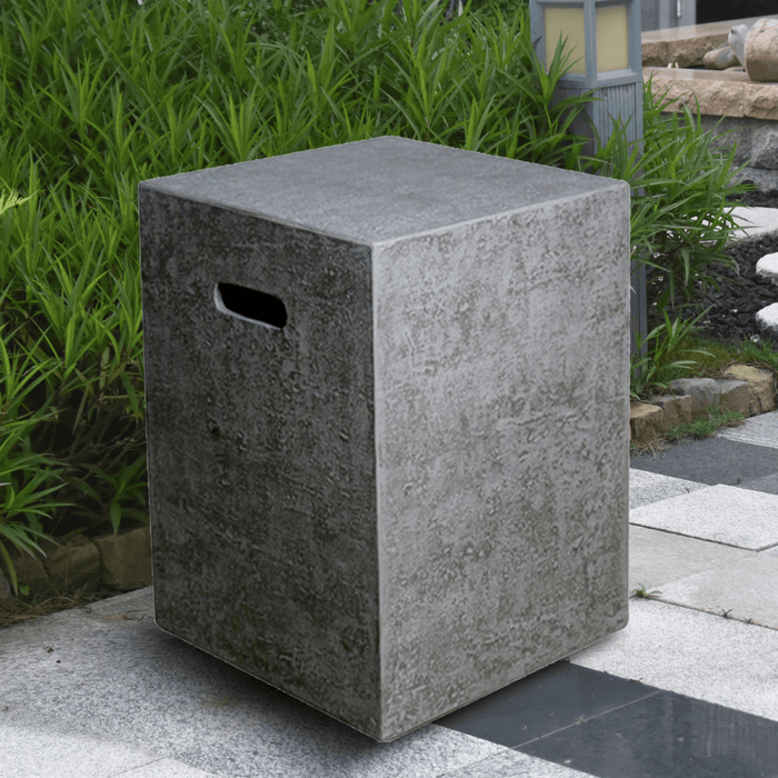 Elementi Gasfles cover Travertin look zwart - Doika BV - Gasfles cover - Elementi - 4260107317425 - ONB01-103