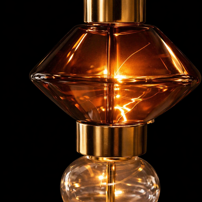 Elvarique Amber Prism Luxe Pendant