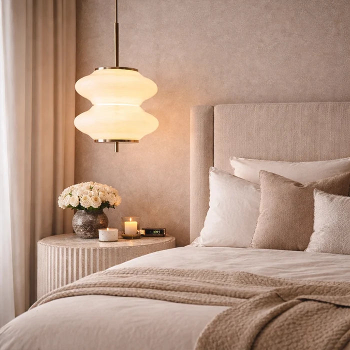 Elvaris Lumisculpt Opal Pendant Light