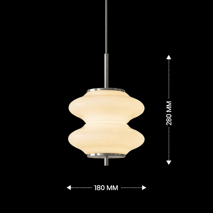 Elvaris Lumisculpt Opal Pendant Light