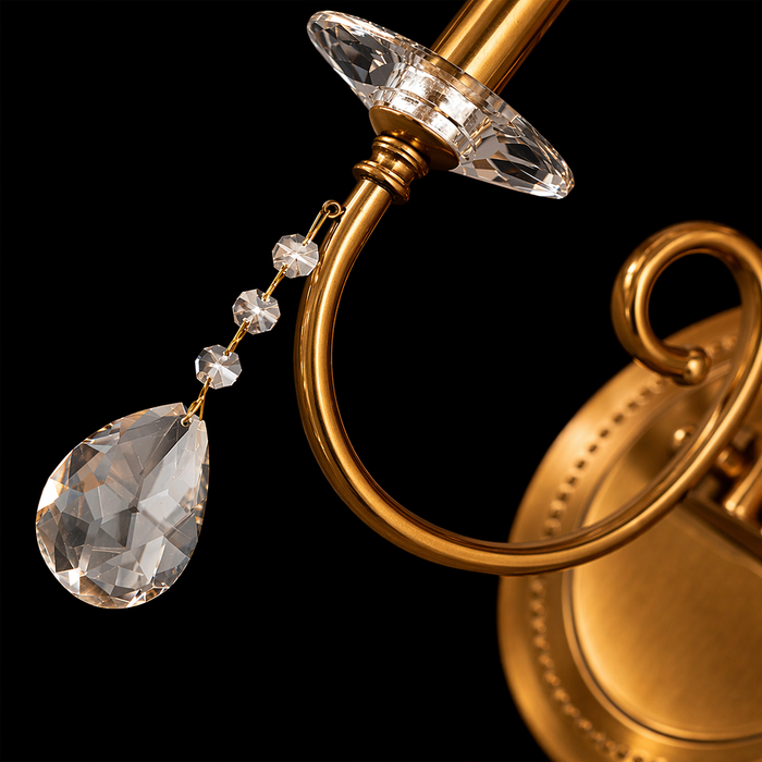 Elysia Crystal Twin Wall Sconce