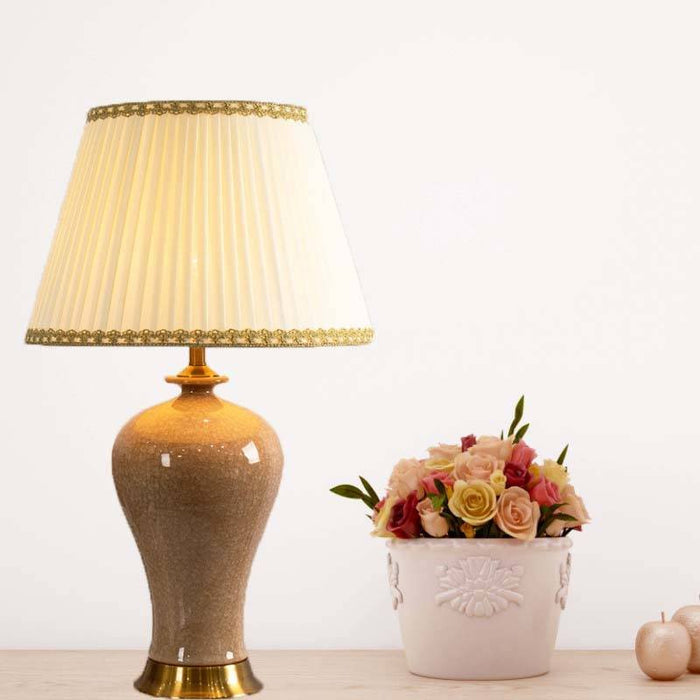 Enchanted (Ceramic, Fabric) Table Lamp