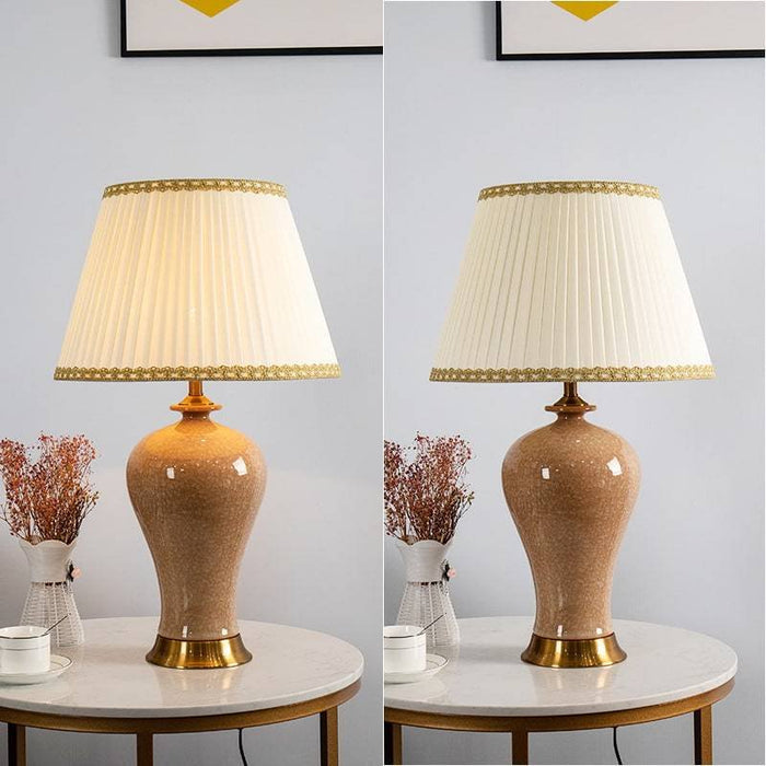 Enchanted (Ceramic, Fabric) Table Lamp