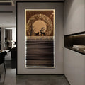 Enchanted Forest Deer Wall Art with Glow Ring