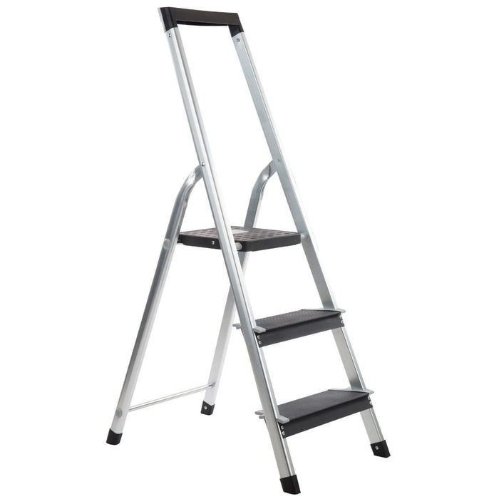 Escalo Aluminium trapladder 41.5x133x12 cm - 3 treden – Power Step - Doika - Ladders en Stellingen - Escalo - 5414045121838 - L183