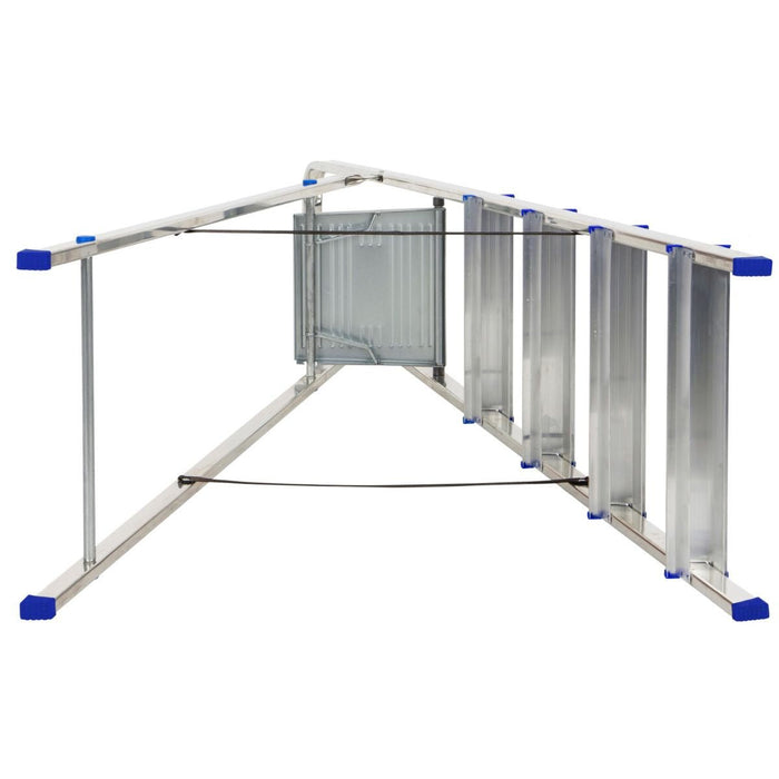 Escalo Aluminium trapladder 46x175x11 cm - 5 treden – Easy Step - Doika - Ladders en Stellingen - Escalo - 5414045031090 - L155