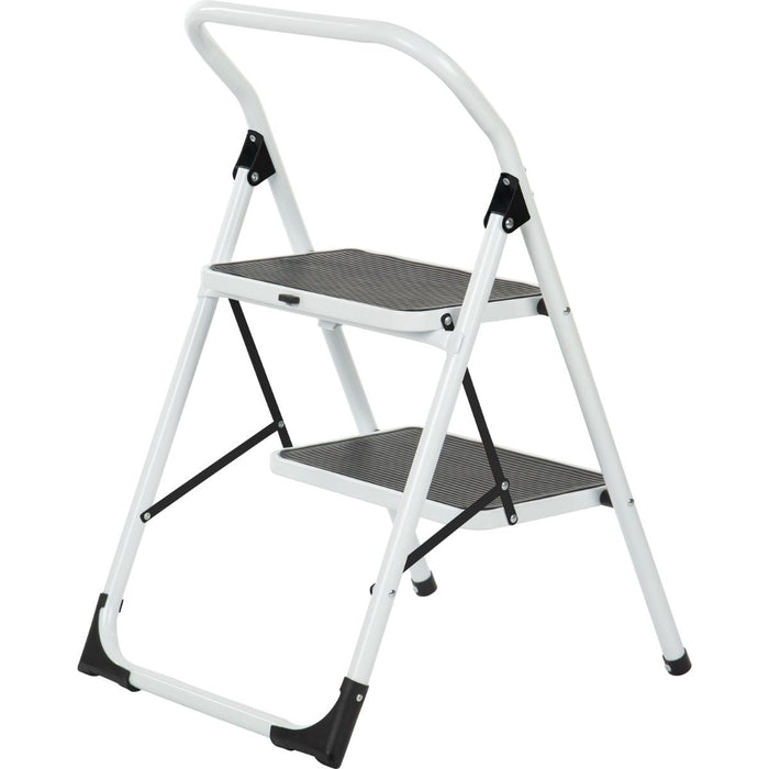 Escalo Trapladder Big Step 2 Brede Tr. - Hoog Wit - Doika - Ladders en Stellingen - Escalo - 5414045992124 - L212H