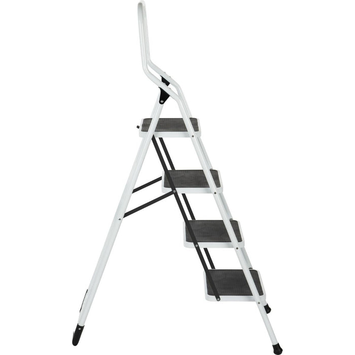 Escalo Trapladder Big Step 4 Brede Tr. - Wit - Doika - Ladders en Stellingen - Escalo - 5414045982149 - L214