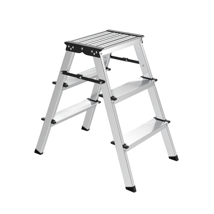 Escalo Trapladder in Alu Steppy 2x3 Treden - Doika - Ladders en Stellingen - Practo Home - 5414045034565 - LD203