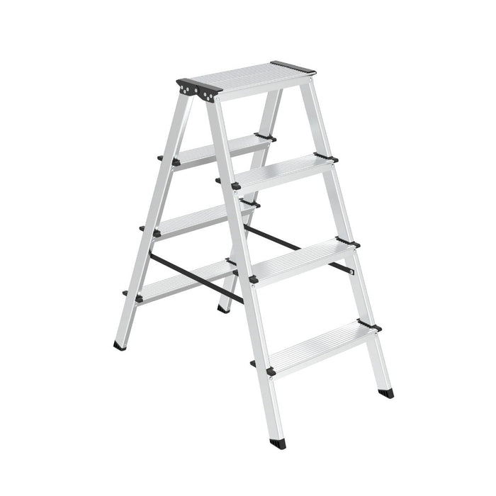 Escalo Trapladder in Alu Steppy 2x4 Treden - Doika - Ladders en Stellingen - Practo Home - 5414045041679 - LD204