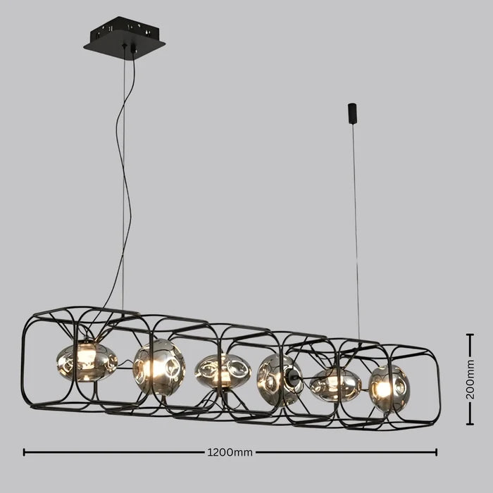 Eternal Cascade Arc Designer Chandelier
