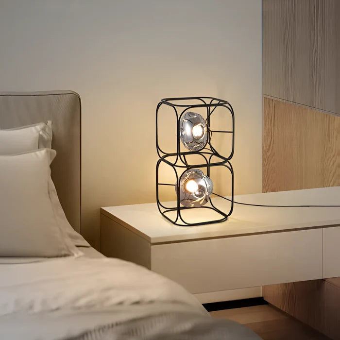 Eternal Cascade Modern Orb Table Lamp