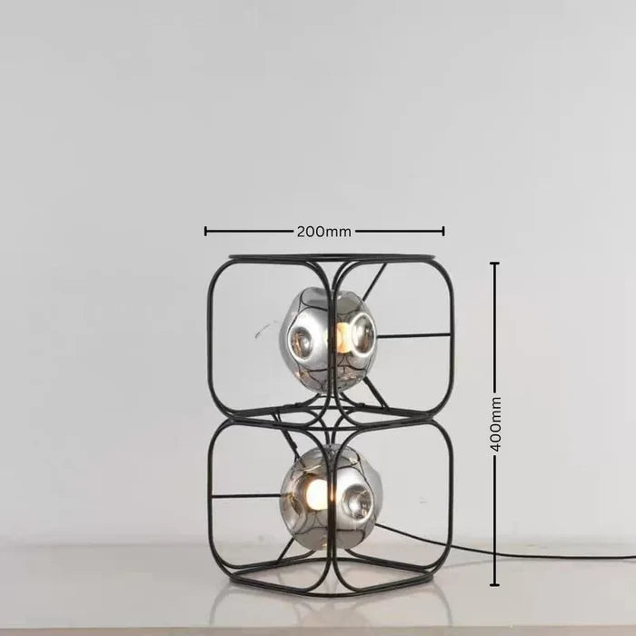 Eternal Cascade Modern Orb Table Lamp