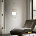 Everly 2 Glass Globe Pendant Light
