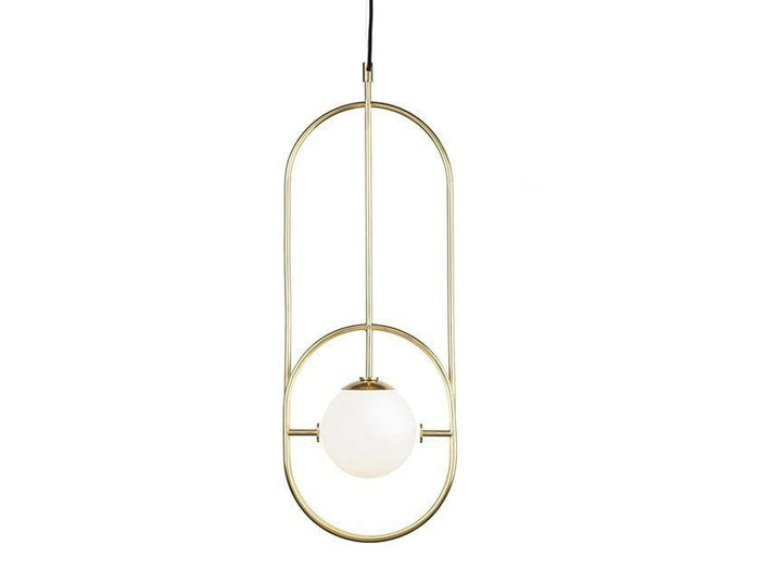 Everly 2 Glass Globe Pendant Light