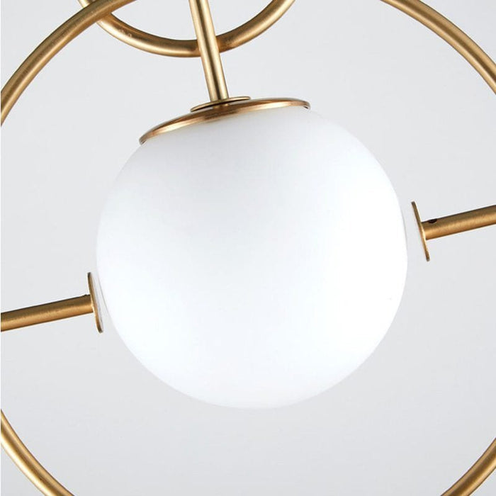 Everly 2 Glass Globe Pendant Light