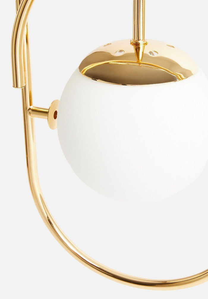 Everly 2 Glass Globe Pendant Light