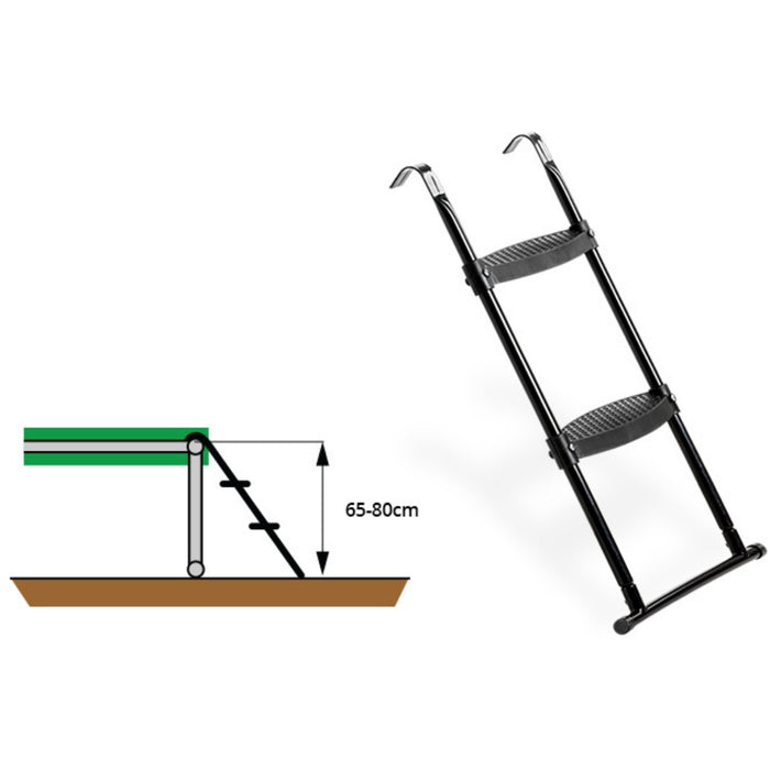 EXIT trampoline ladder voor framehoogte van 65-80cm - Doika BV - Trampoline accessoires - EXIT Toys - 8718469460533 - 11.40.41.00