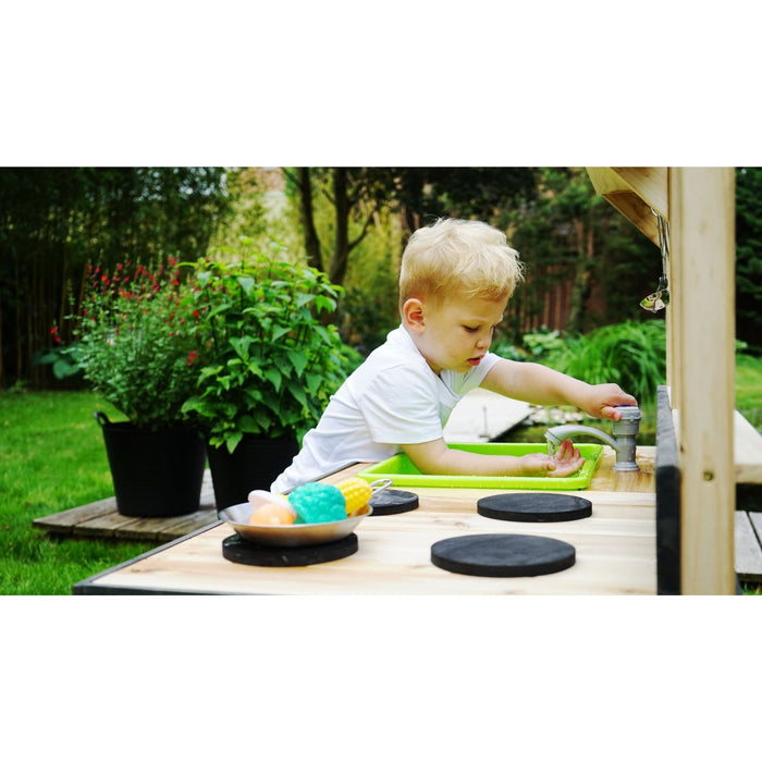 EXIT Yummy 100 houten buitenkeuken - naturel - Doika BV - Houten buitenkeukens - EXIT Toys - 8719874706278 - 51.10.10.00