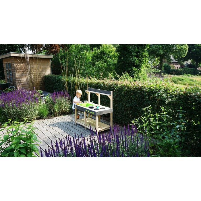 EXIT Yummy 100 houten buitenkeuken - naturel - Doika BV - Houten buitenkeukens - EXIT Toys - 8719874706278 - 51.10.10.00