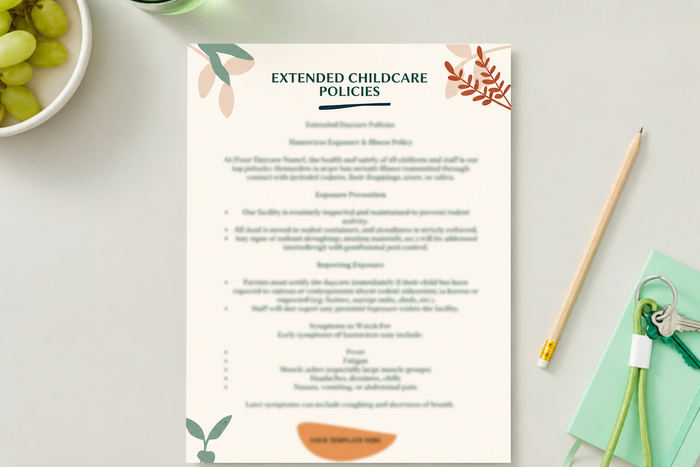 Extended/Sick Childcare Policies