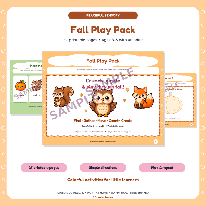 Fall Play Pack