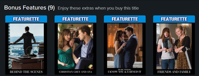 Fifty Shades of Grey HD Digital Code (2015) (Redeems in Movies Anywhere; HDX Vudu Fandango at Home & HD iTunes Apple TV Transfer From Movies Anywhere)