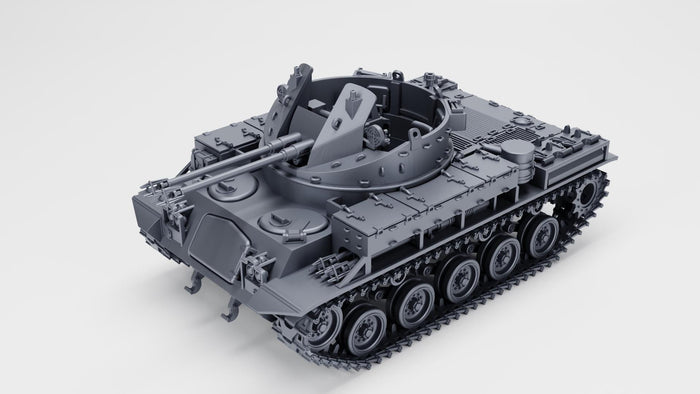 Flakpanzer M42 Duster - West German Cold War - 3D Printed Miniature Wargaming Combat Vehicle