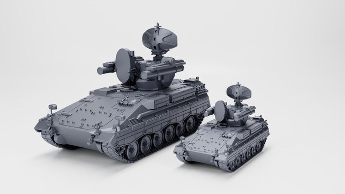 Flugabwehrpanzer Roland SPAAML - West German Cold War - 3D Printed Miniature Wargaming Combat Vehicle