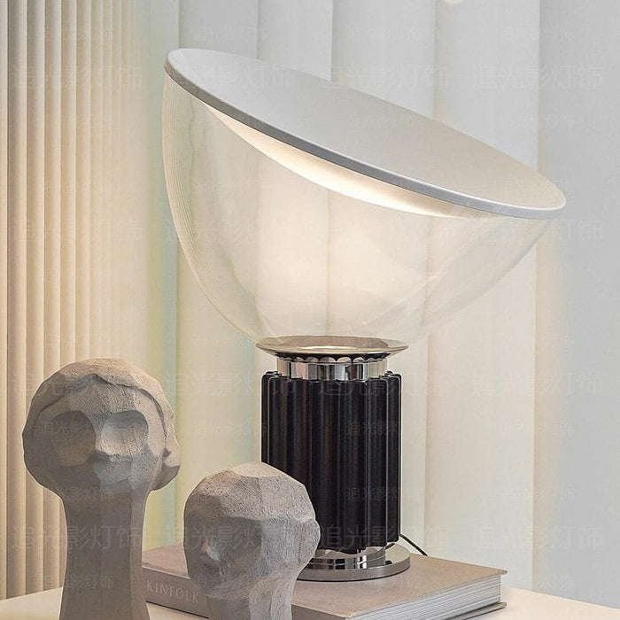 Focus your Vision Glass Table Lamp